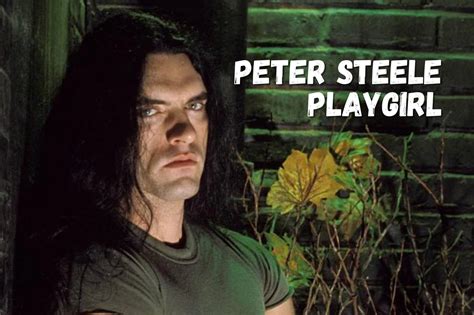 peter steele playgirl|The Pit .